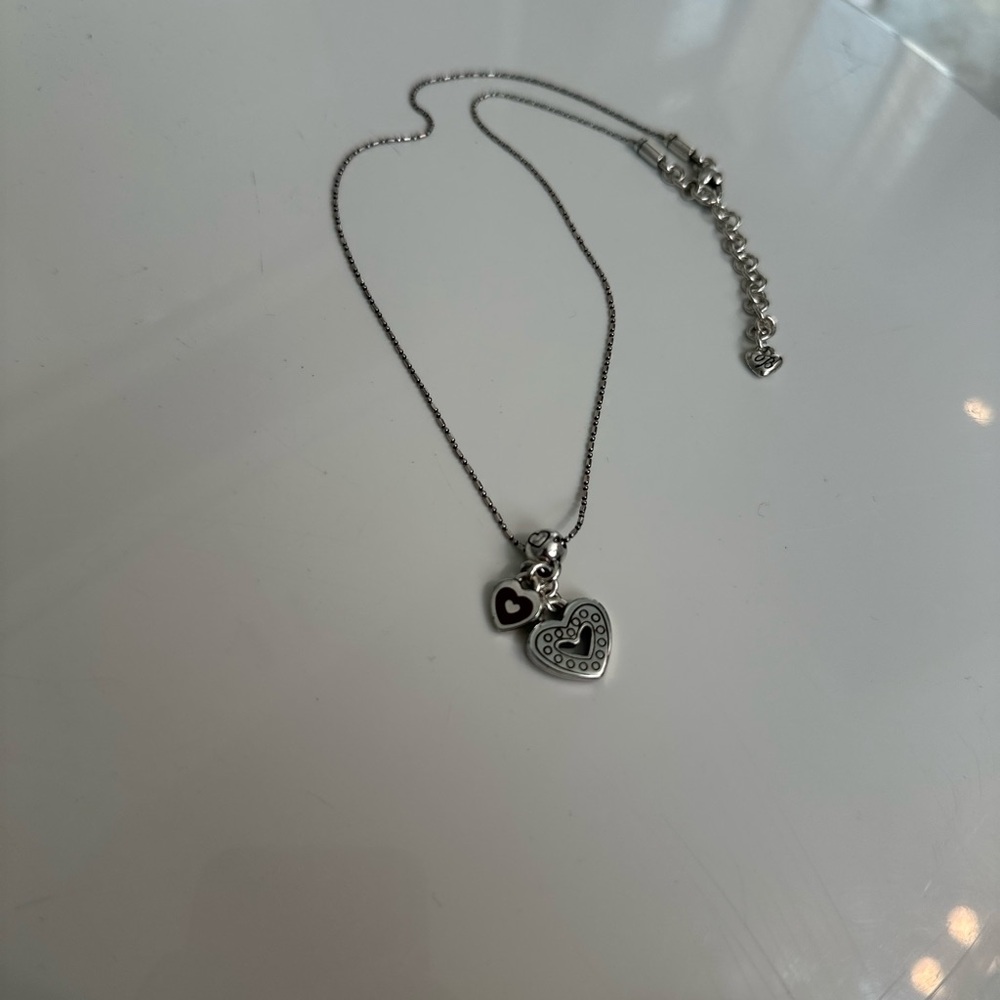 Brighton silver-plated heart charm necklace - Picture 4 of 6